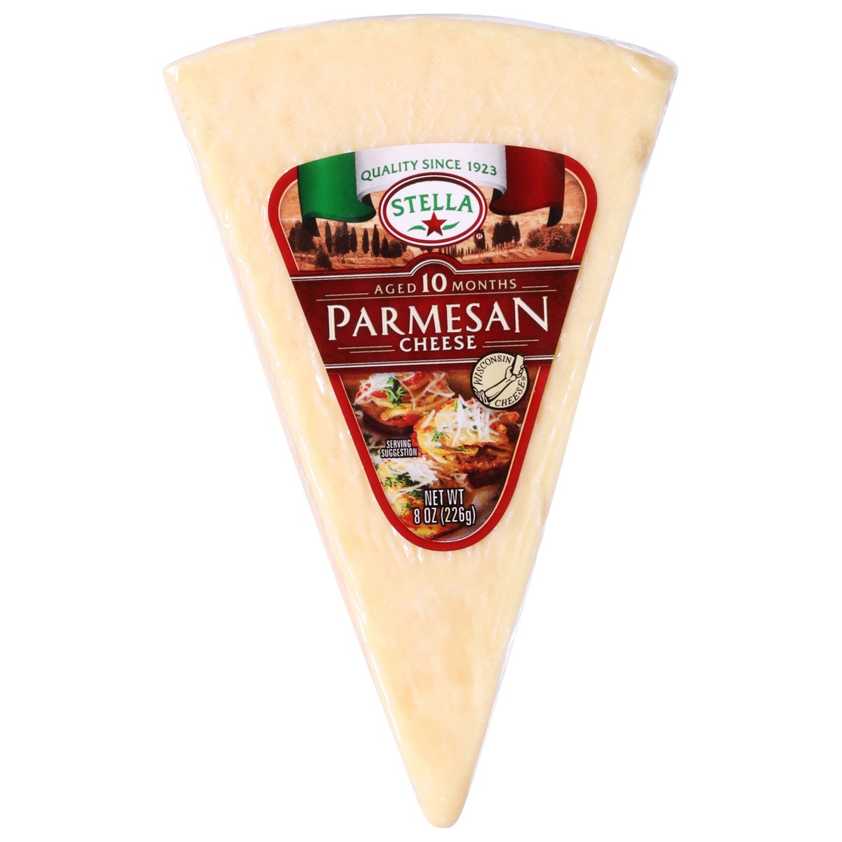 slide 2 of 12, Stella Parmesan Cheese 8 oz, 8 oz