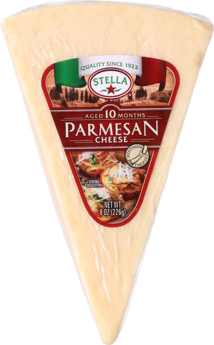 slide 4 of 12, Stella Parmesan Cheese 8 oz, 8 oz