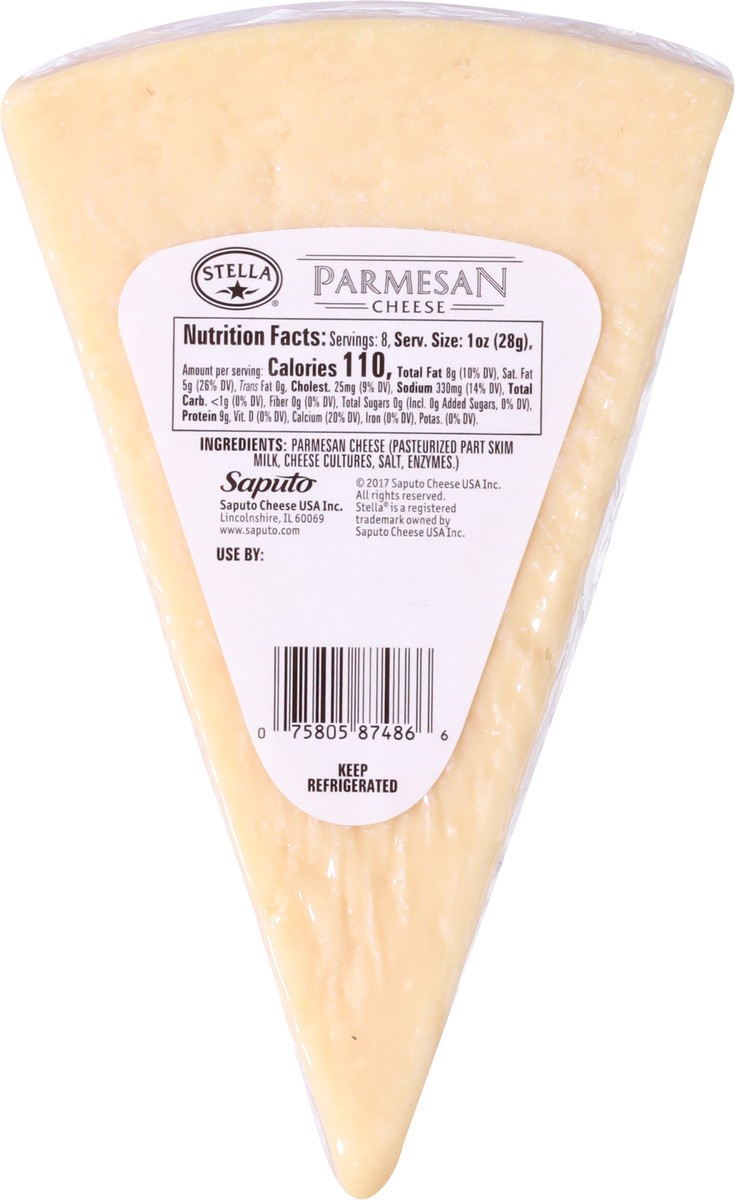 slide 8 of 12, Stella Parmesan Cheese 8 oz, 8 oz