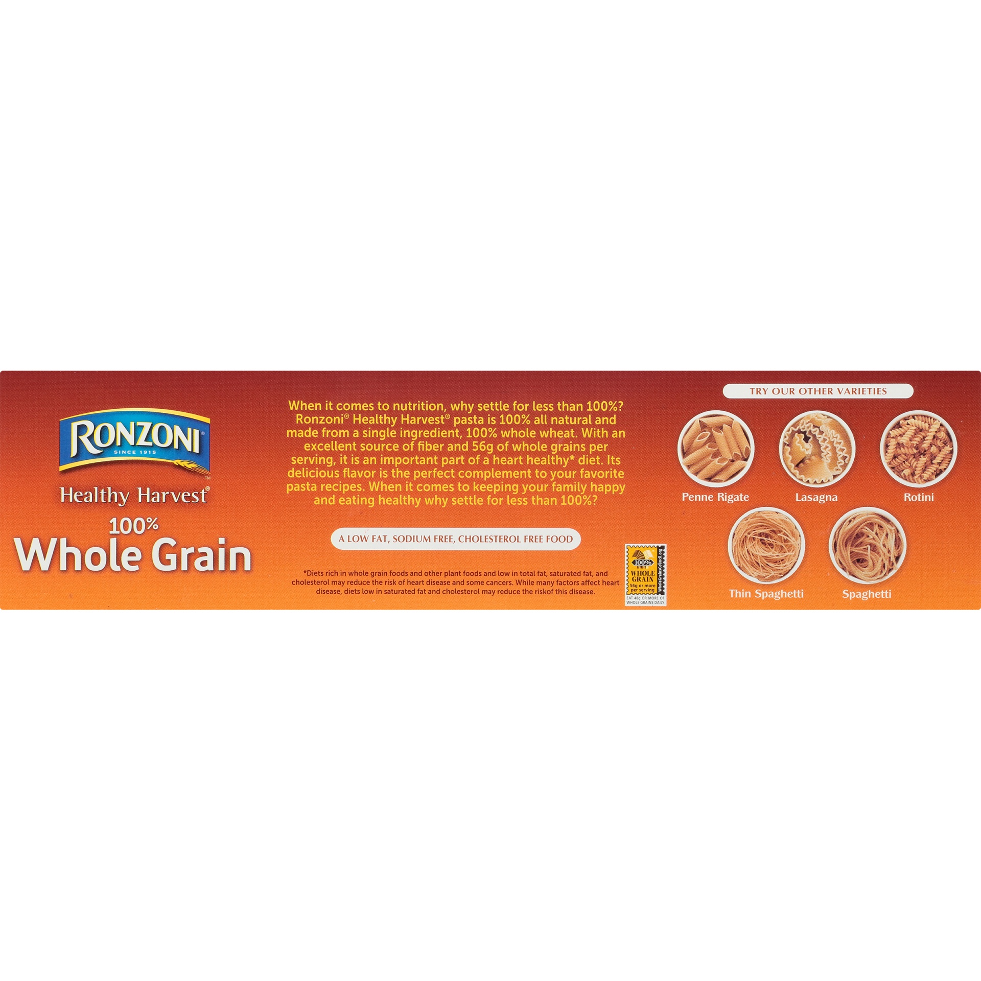 slide 6 of 8, Ronzoni Healthy Harvest Whole Grain Linguine, 16 oz