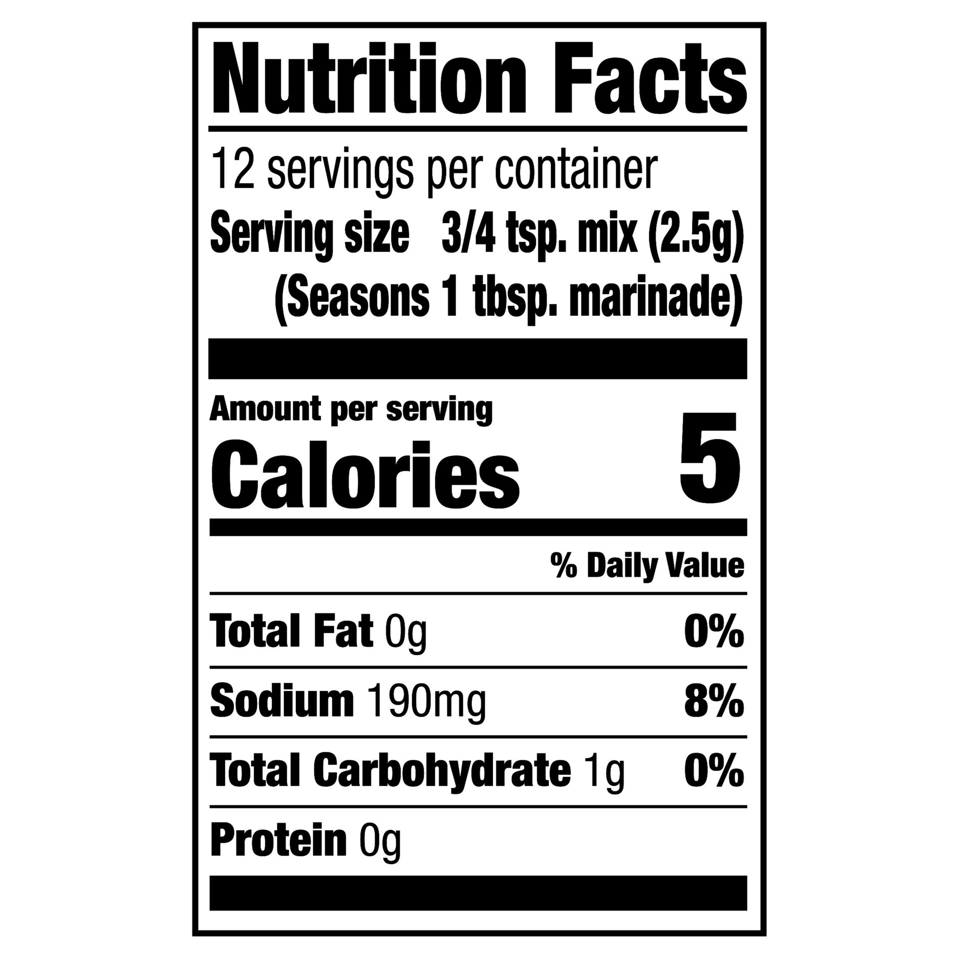 slide 7 of 8, Mccormick Grill Mates Zesty Herb Marinade Seasoning Mix - 1.06 Oz, 1.06 oz