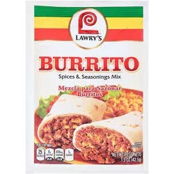 Lawry's Burrito Seasoning Mix - 1.5 Oz