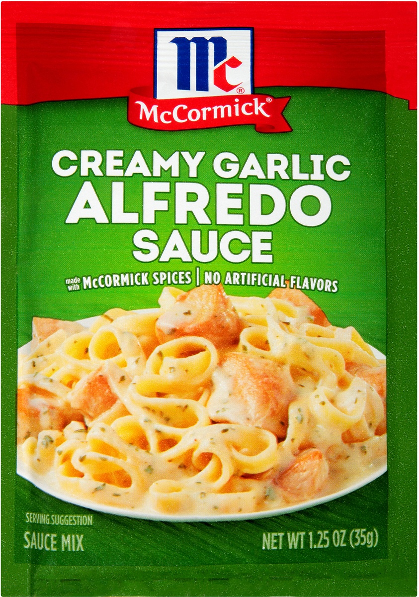 slide 5 of 6, McCormick Mccormick Alfredo Sauce Mix Creamy Garlic 1.25Oz, 