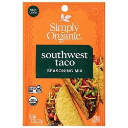 Simply Organic Seasoning Southwest Taco - 1.13 Oz
