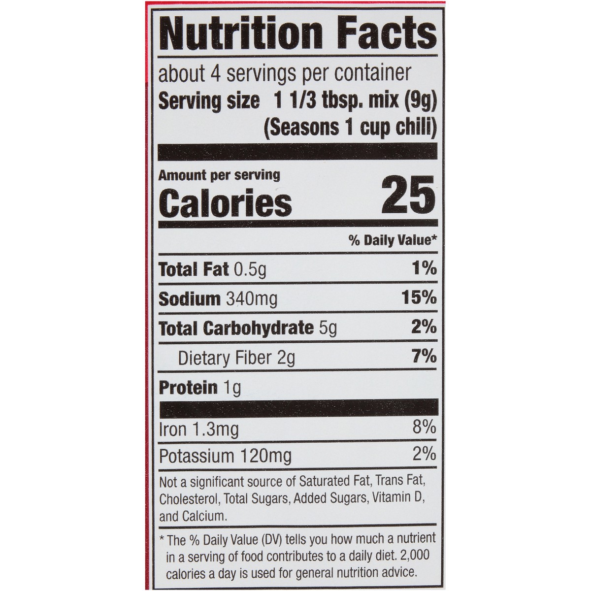 slide 8 of 9, Mccormick Chili Seasoning Mix - 1.25 Oz, 1.25 oz