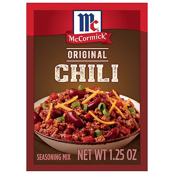 slide 1 of 9, Mccormick Chili Seasoning Mix - 1.25 Oz, 1.25 oz