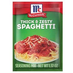 Mccormick Thick And Zesty Spaghetti Sauce Seasoning Mix - 1.37 Oz