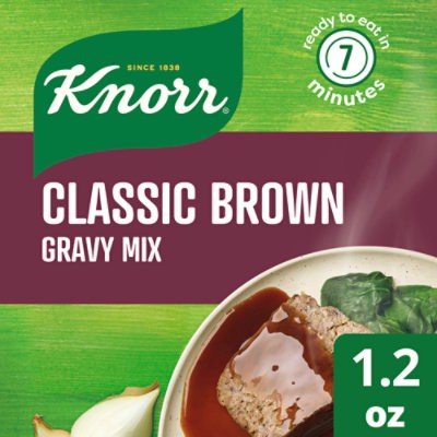 slide 1 of 1, Knorr Classic Brown Gravy Mix - 1.2 Oz, 1.2 oz