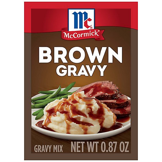 slide 1 of 8, Mccormick Brown Gravy Mix - 0.87 Oz, 0.87 oz
