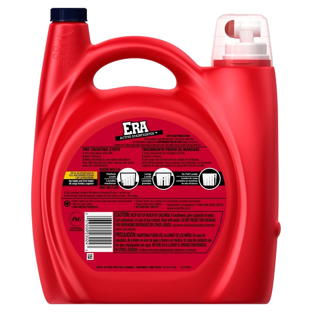 slide 2 of 2, Era Regular Laundry Detergent, 150 fl oz