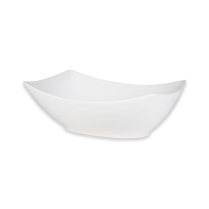 slide 1 of 4, Nevaeh White by Fitz and Floyd Rectangular Serving Bowl, 11 in