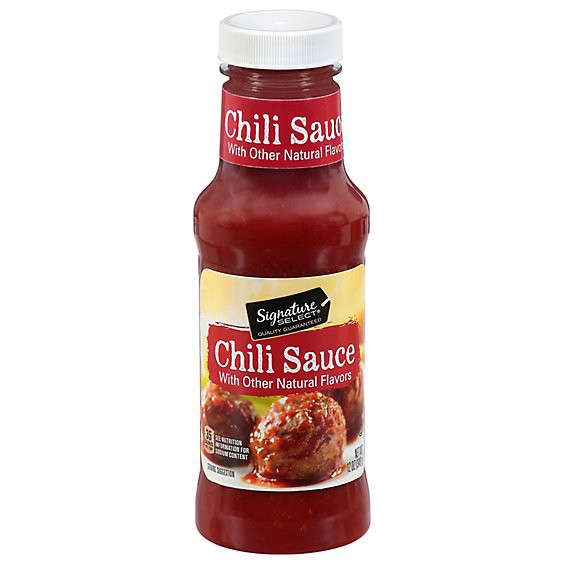 slide 1 of 1, Signature Select Sauce Chili - 12 Oz, 12 oz