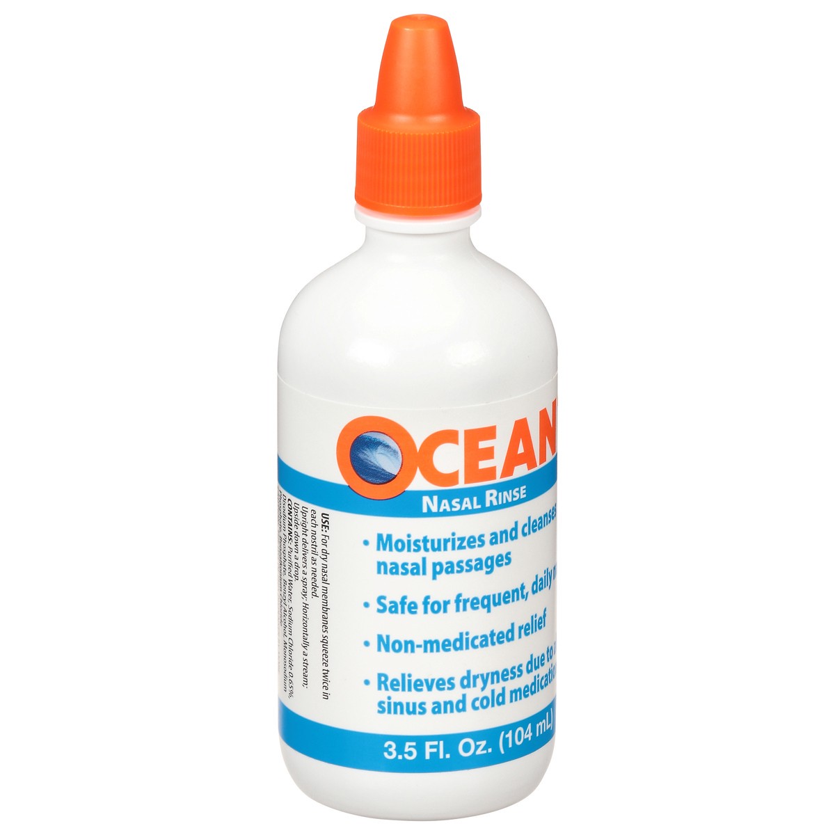 slide 2 of 9, Ocean Saline Nasal Spray, 3.5 fl oz