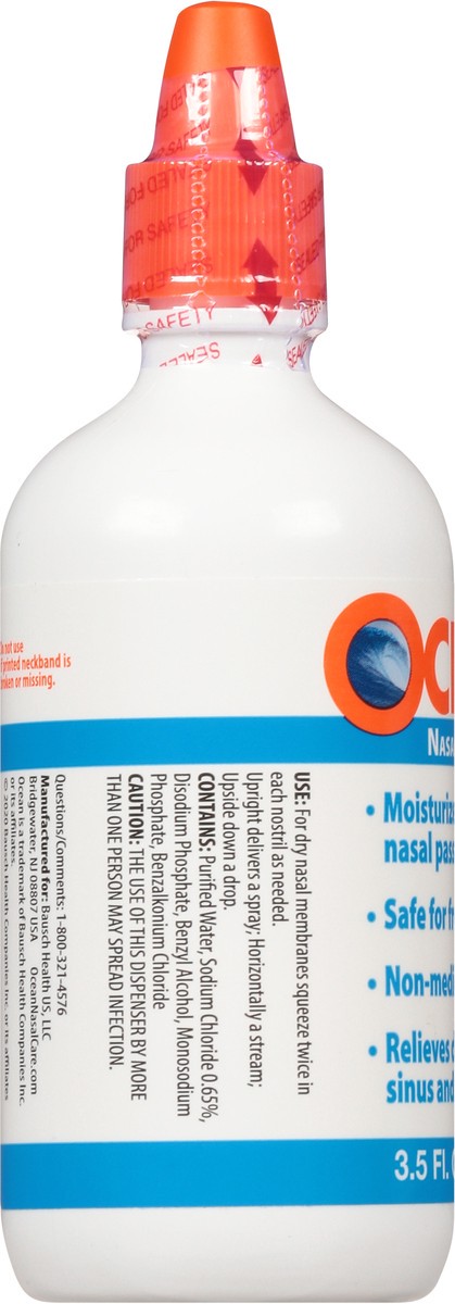 slide 7 of 9, Ocean Saline Nasal Spray, 3.5 fl oz