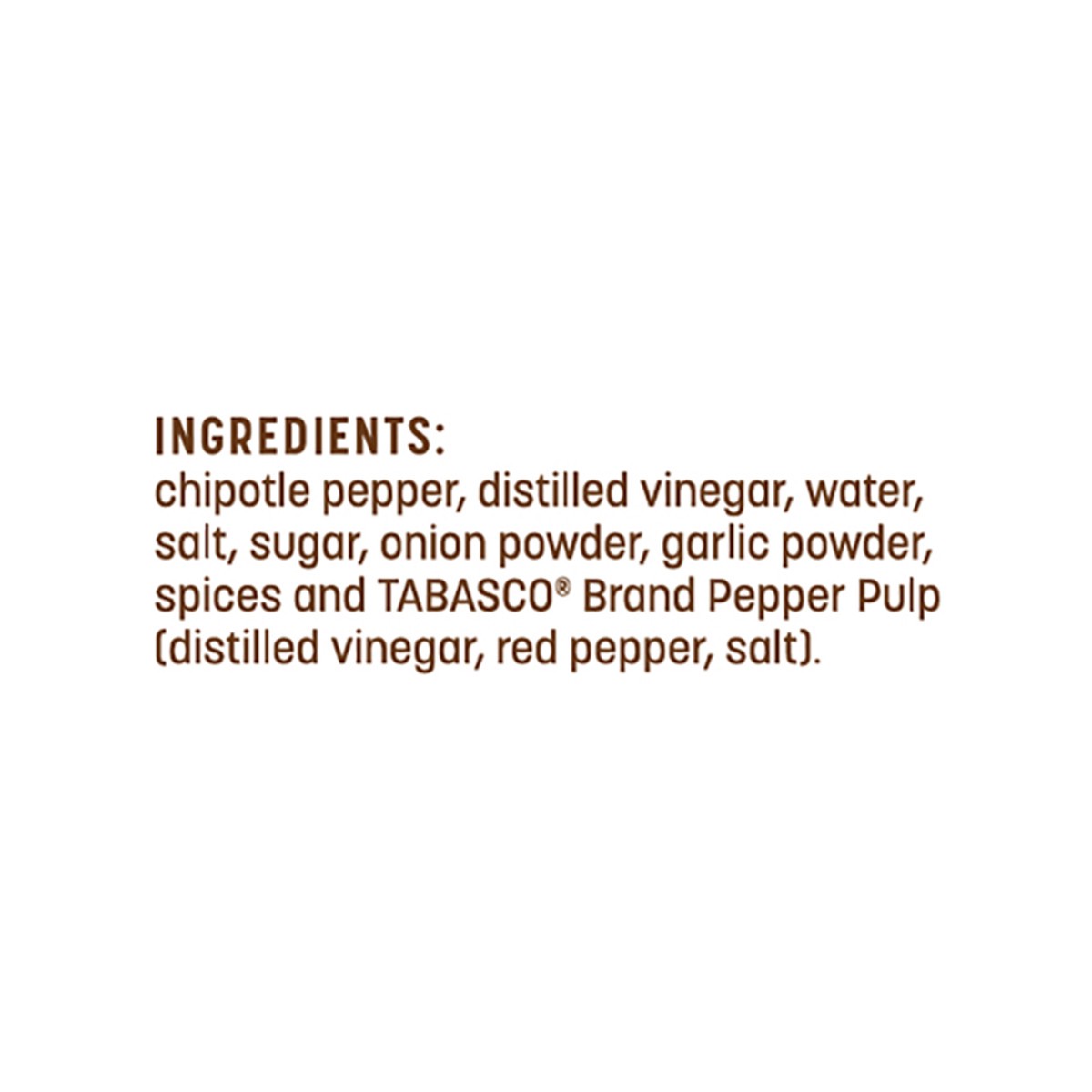 slide 6 of 9, Tabasco Chipotle Pepper Sauce - 5 Fl. Oz., 5 fl oz