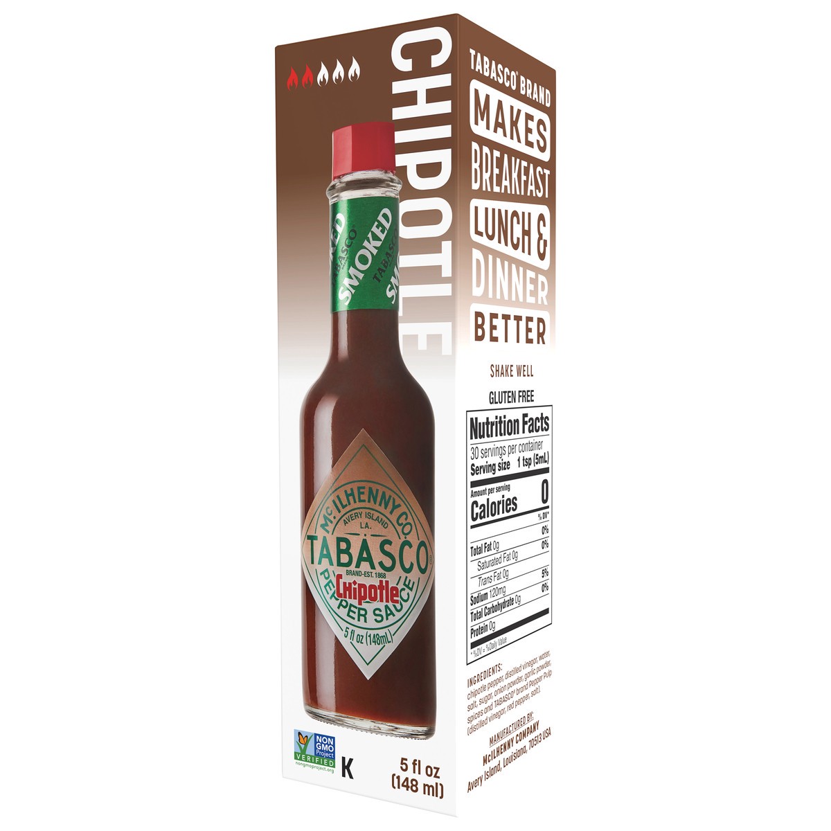 slide 2 of 9, Tabasco Chipotle Pepper Sauce - 5 Fl. Oz., 5 fl oz