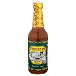 The Pepper Plant Sauce Hot Pepper Chunky Garlic - 10 Oz