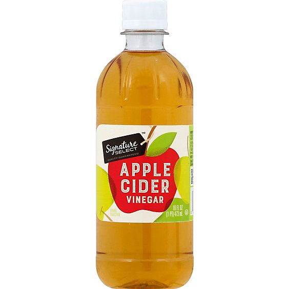 slide 1 of 1, Signature Select Apple Cider Vinegar - 16 Fl. Oz., 16 fl oz