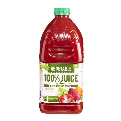 slide 1 of 1, Solevita 100% vegetable juice, 64 fl oz