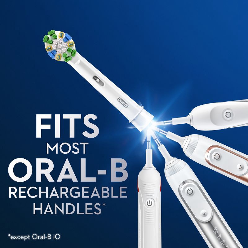 slide 7 of 14, Oral-B FlossAction Electric Toothbrush Replacement Brush Heads - 3ct, 3 ct