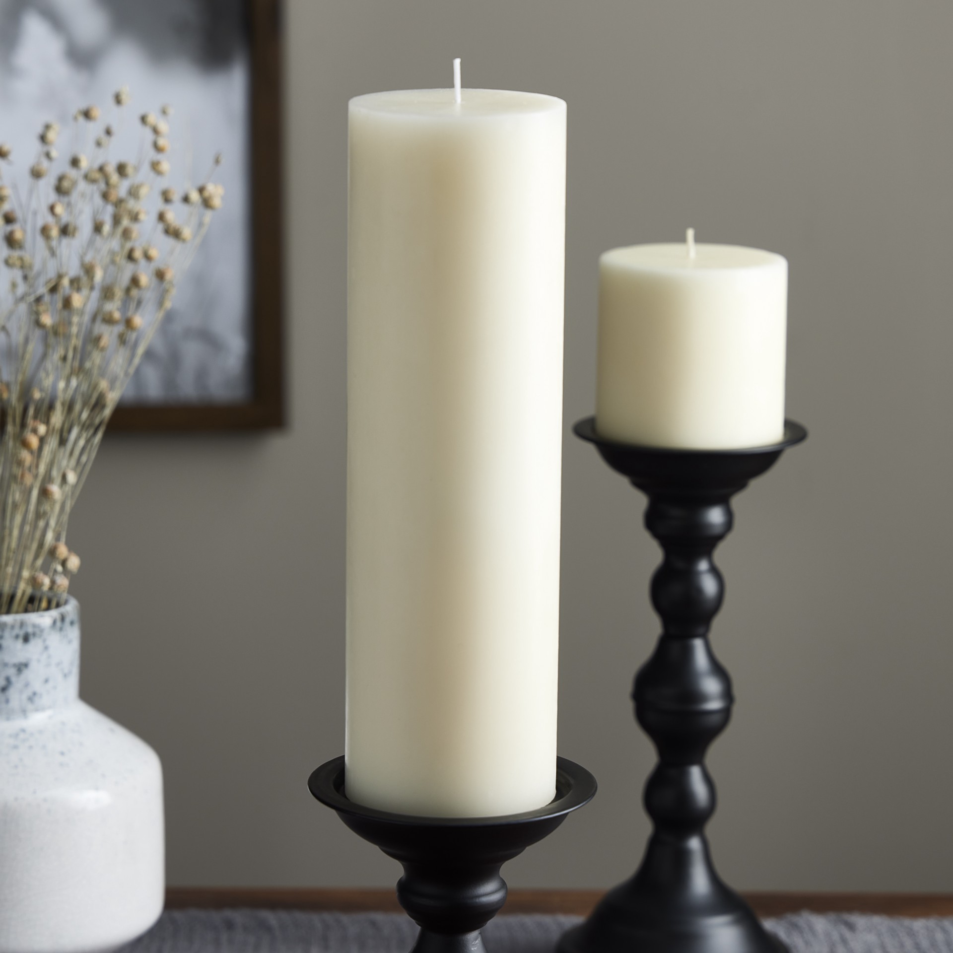slide 2 of 4, 2.75" X 9" Pillar Candle By Ashland, 2.75 in x 9 in