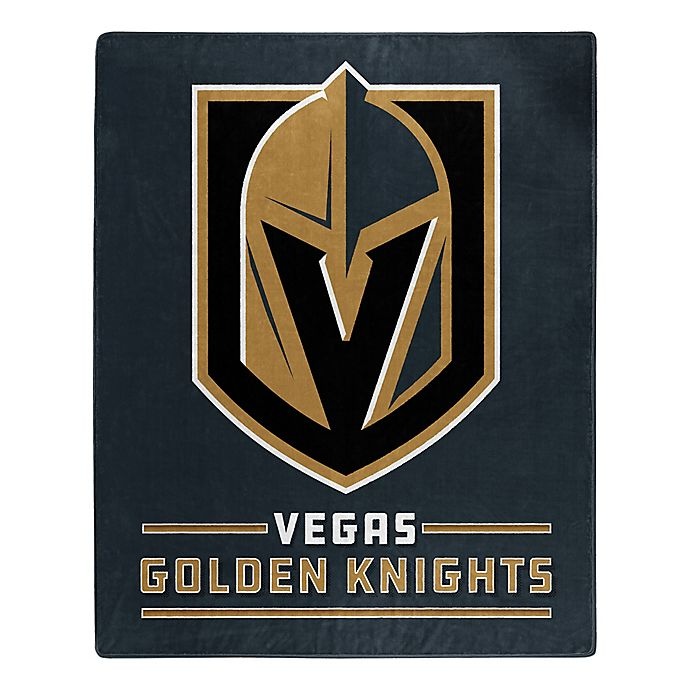 slide 1 of 1, NHL Las Vegas Golden Knights Jersey Royal Plush Raschel Throw Blanket, 1 ct