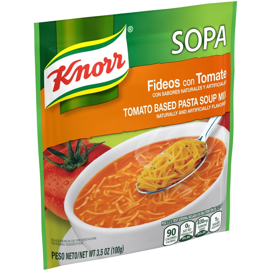 slide 2 of 5, Knorr Sopa Tomato Based Pasta Soup Mix, 3.5 oz
