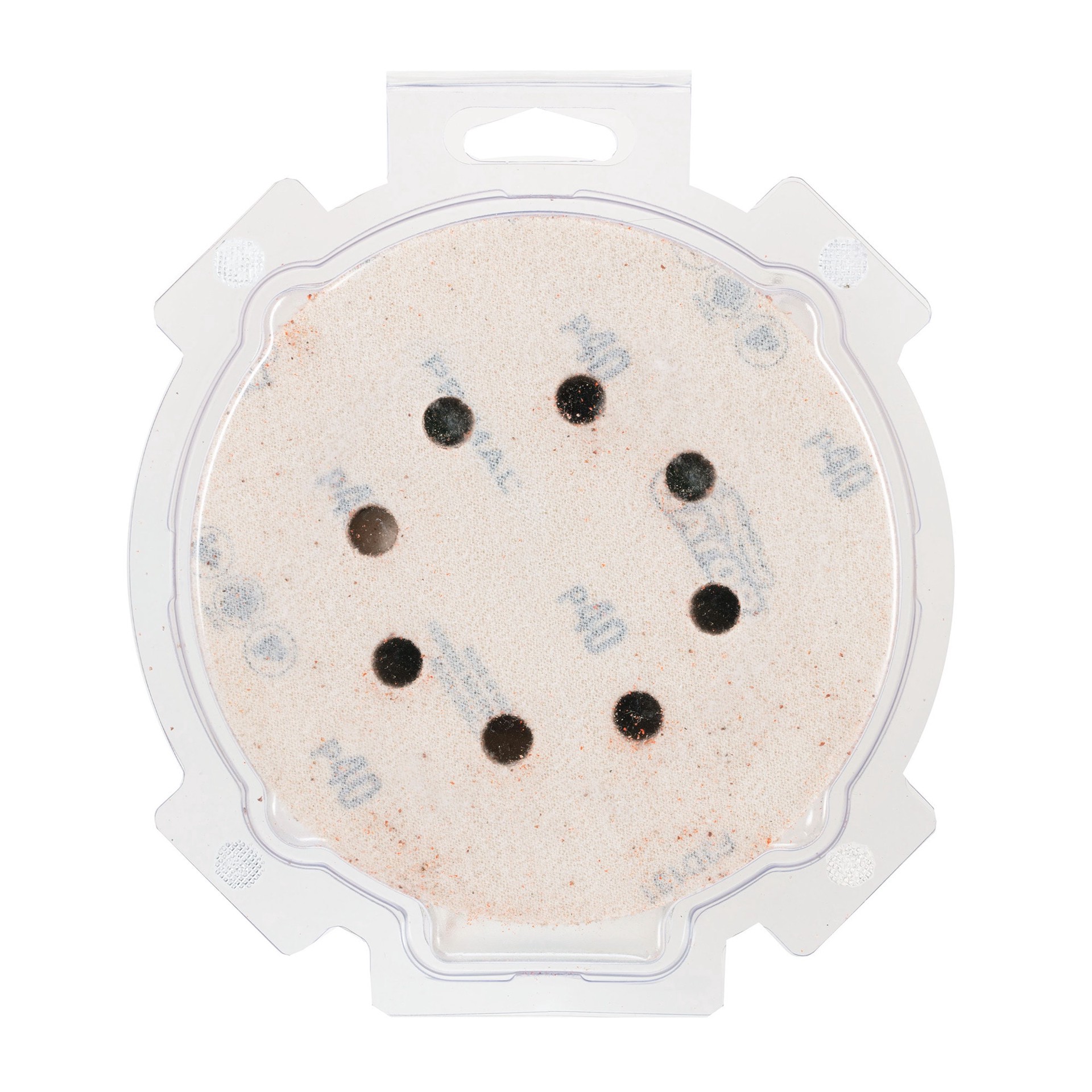 slide 6 of 6, Gator 5 in. 8-Hole Hook and Loop Sanding Disc 40 Grit 50 pack 50 -Piece Aluminum oxide 40 -Grit Disc Sandpaper, 1 ct