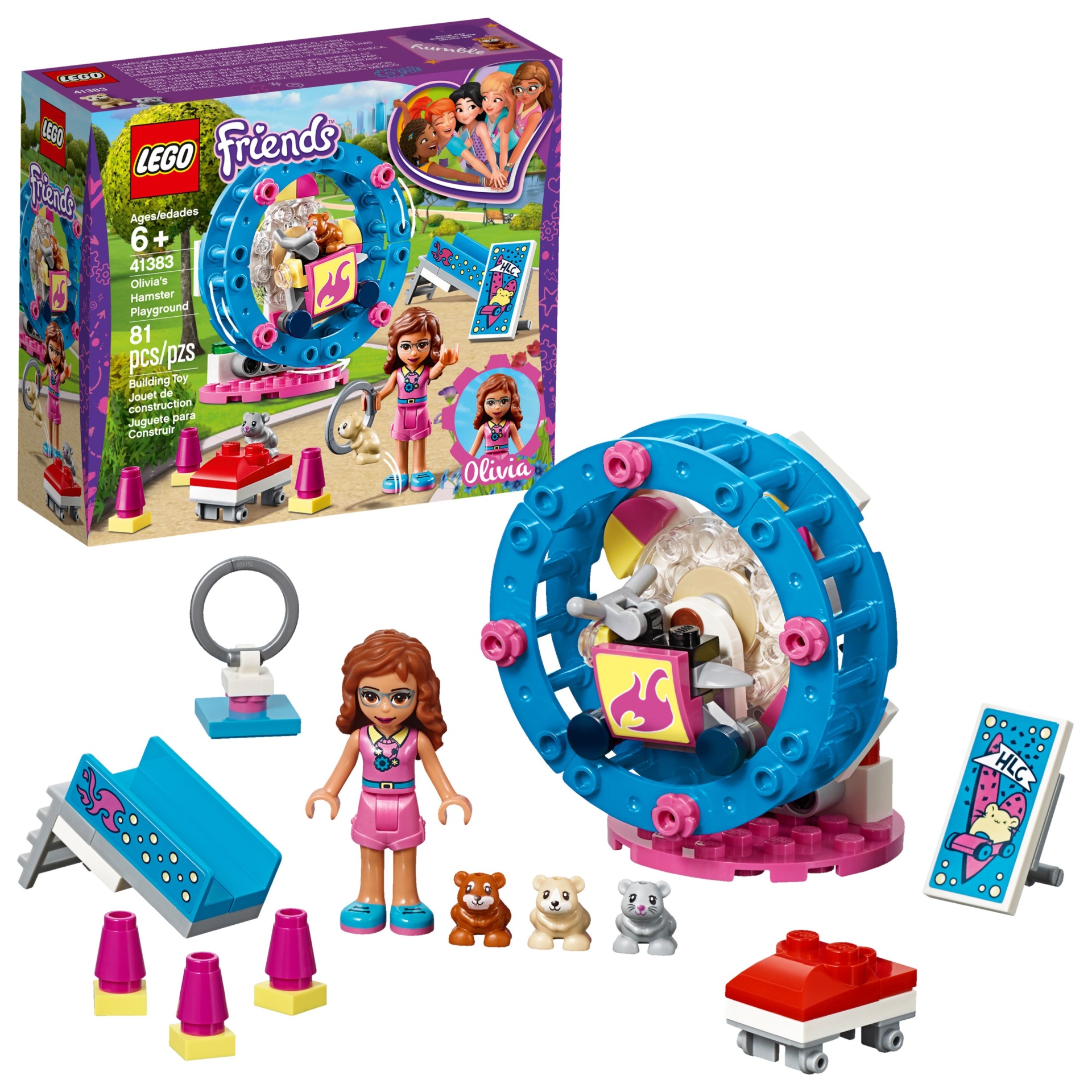 slide 1 of 1, LEGO Friends Olivia's Hamster Playground, 1 ct