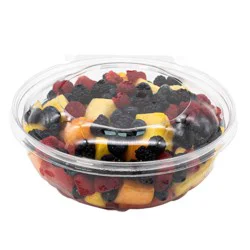 Fresh Cut Mixed Fruit Bowl With Melons And Berries