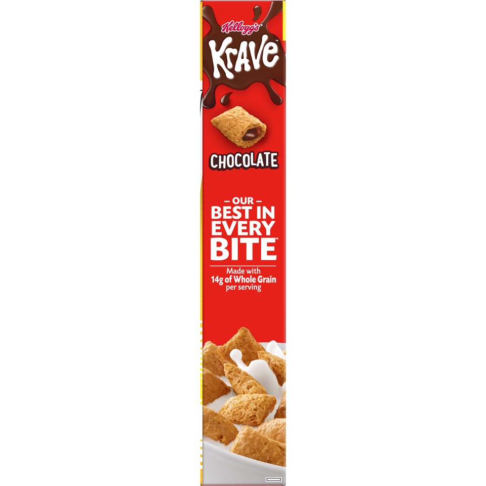 slide 4 of 5, Krave Breakfast Cereal - 17.3oz - Kellogg's, 17.3 oz