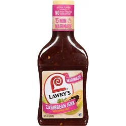 Lawry's Caribbean Jerk With Papaya Marinade - 12 Fl. Oz.