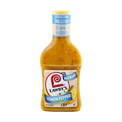 slide 1 of 1, Lawry's Lemon Pepper With Lemon Marinade - 12 Fl. Oz., 12 fl oz