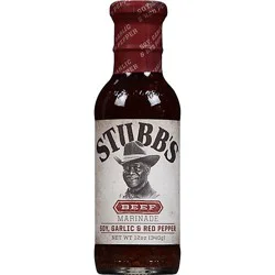 Stubb's Soy - Garlic & Red Pepper Beef Marinade - 12 Oz