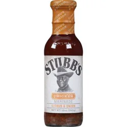 Stubb's Citrus & Onion Chicken Marinade - 12 Oz