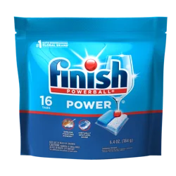 Finish Power Dishwasher Detergent 16 Ct