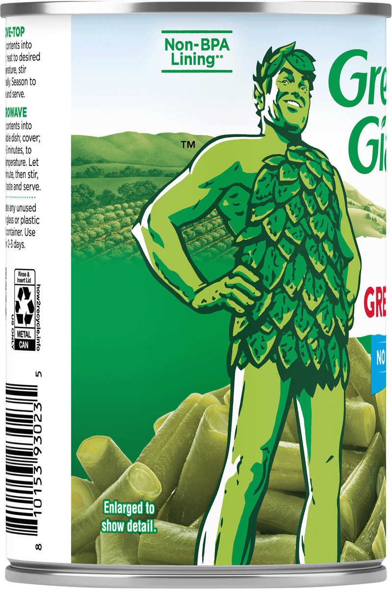 slide 8 of 8, Green Giant Green Beans No Salt, 14.5 oz