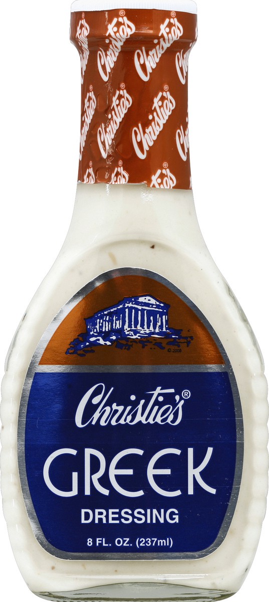 slide 2 of 2, Christie's Dressing, Greek, 8 oz