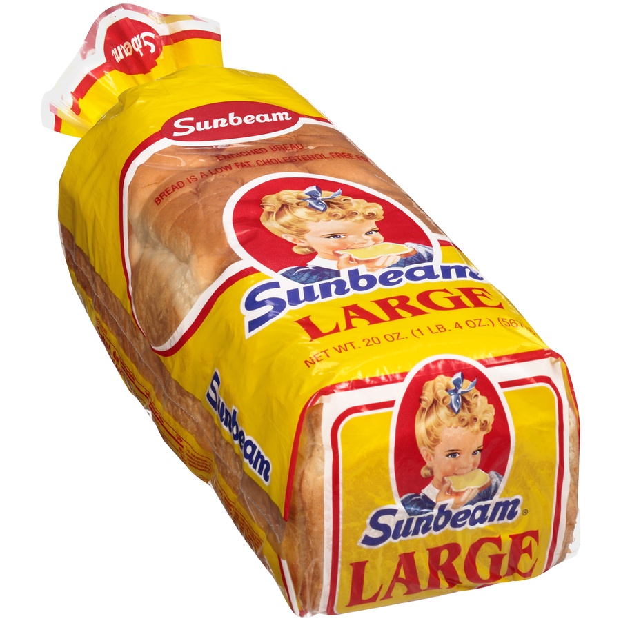 slide 6 of 8, Sunbeam Bread, 20 oz