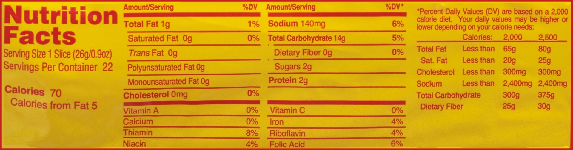 slide 3 of 8, Sunbeam Bread, 20 oz