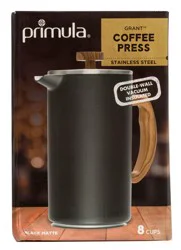 Primula Double Wall Stainless Steel Coffee Press - Matte Black