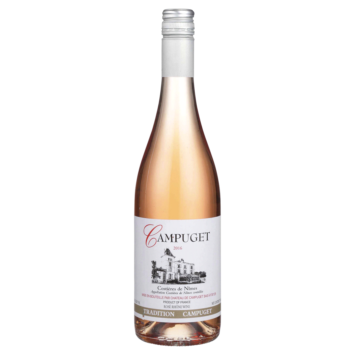 slide 1 of 2, Campuget Rose Wine 750 ml, 750 ml