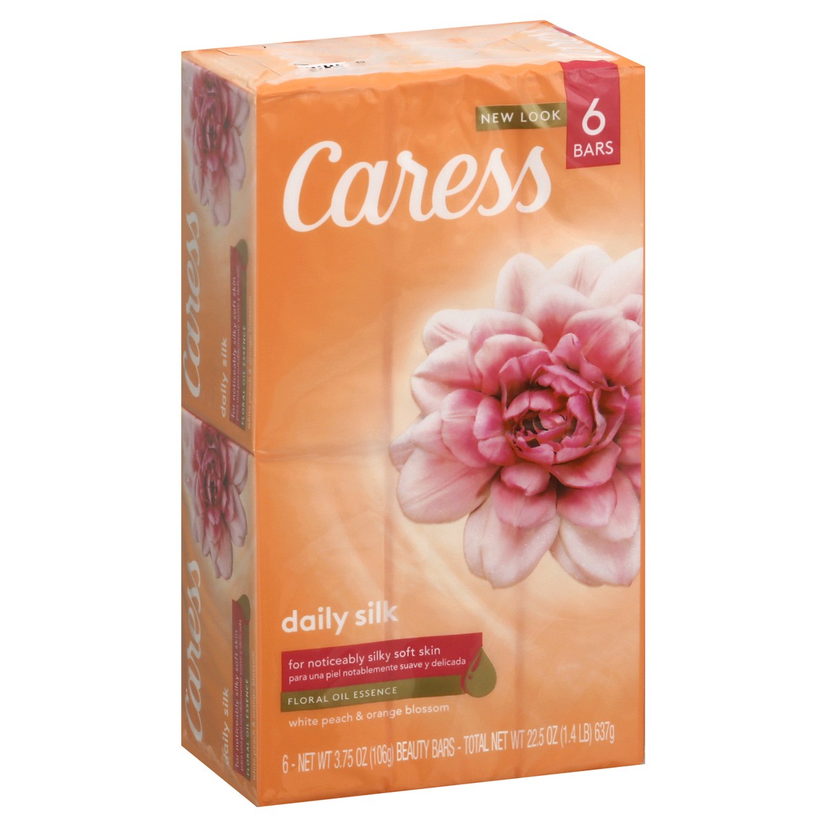 slide 7 of 9, Caress Bath And Body Daily Silk, 3.75 oz, 6 Bars, 6 ct