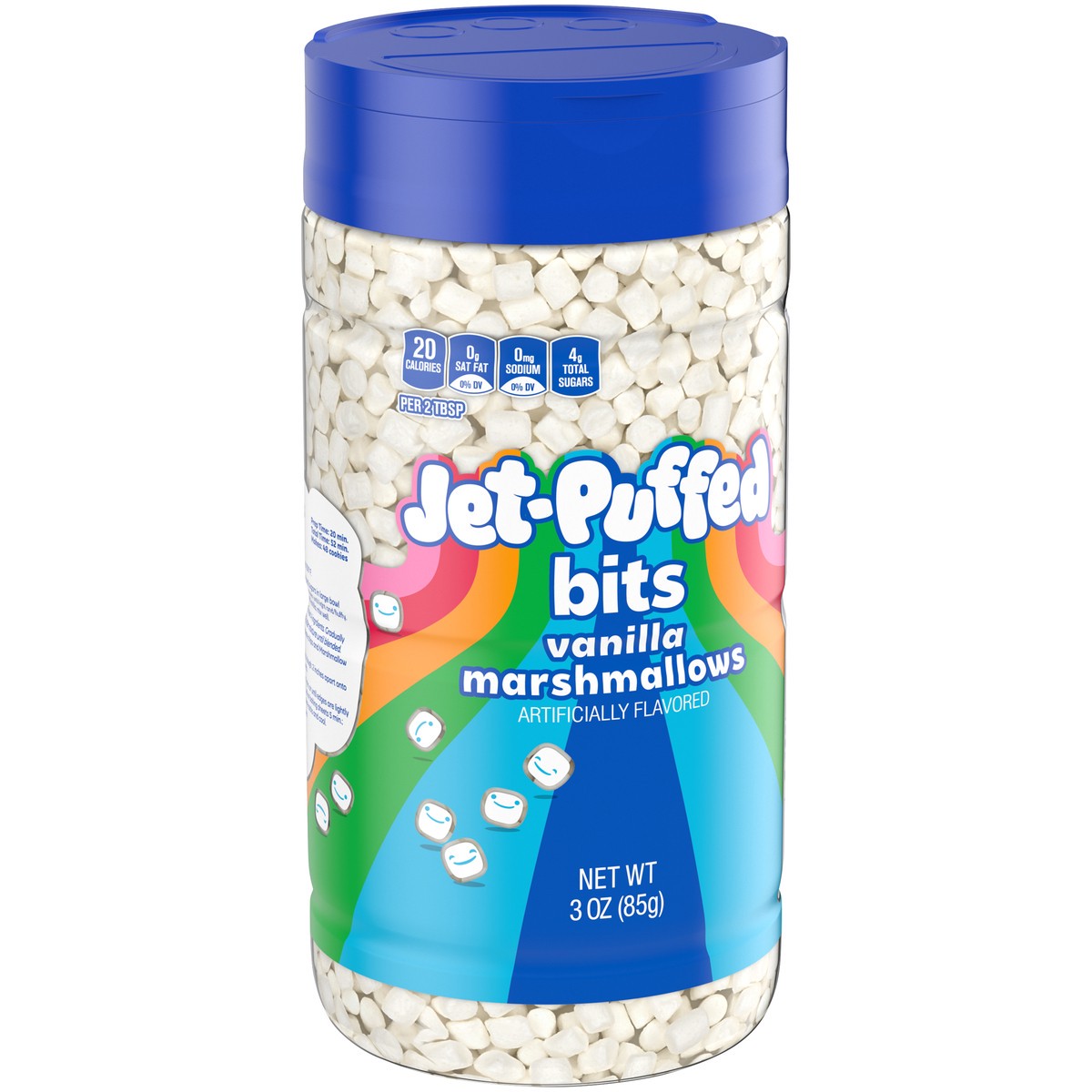 slide 8 of 9, Jet-Puffed Vanilla Marshmallow Bits, 3 oz Shaker, 3 oz