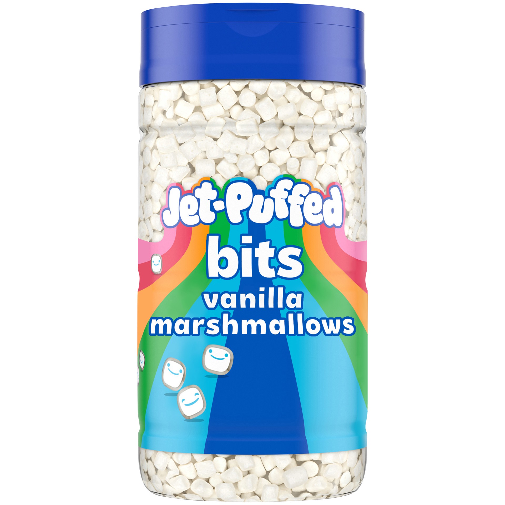 slide 1 of 9, Jet-Puffed Vanilla Marshmallow Bits, 3 oz Shaker, 3 oz