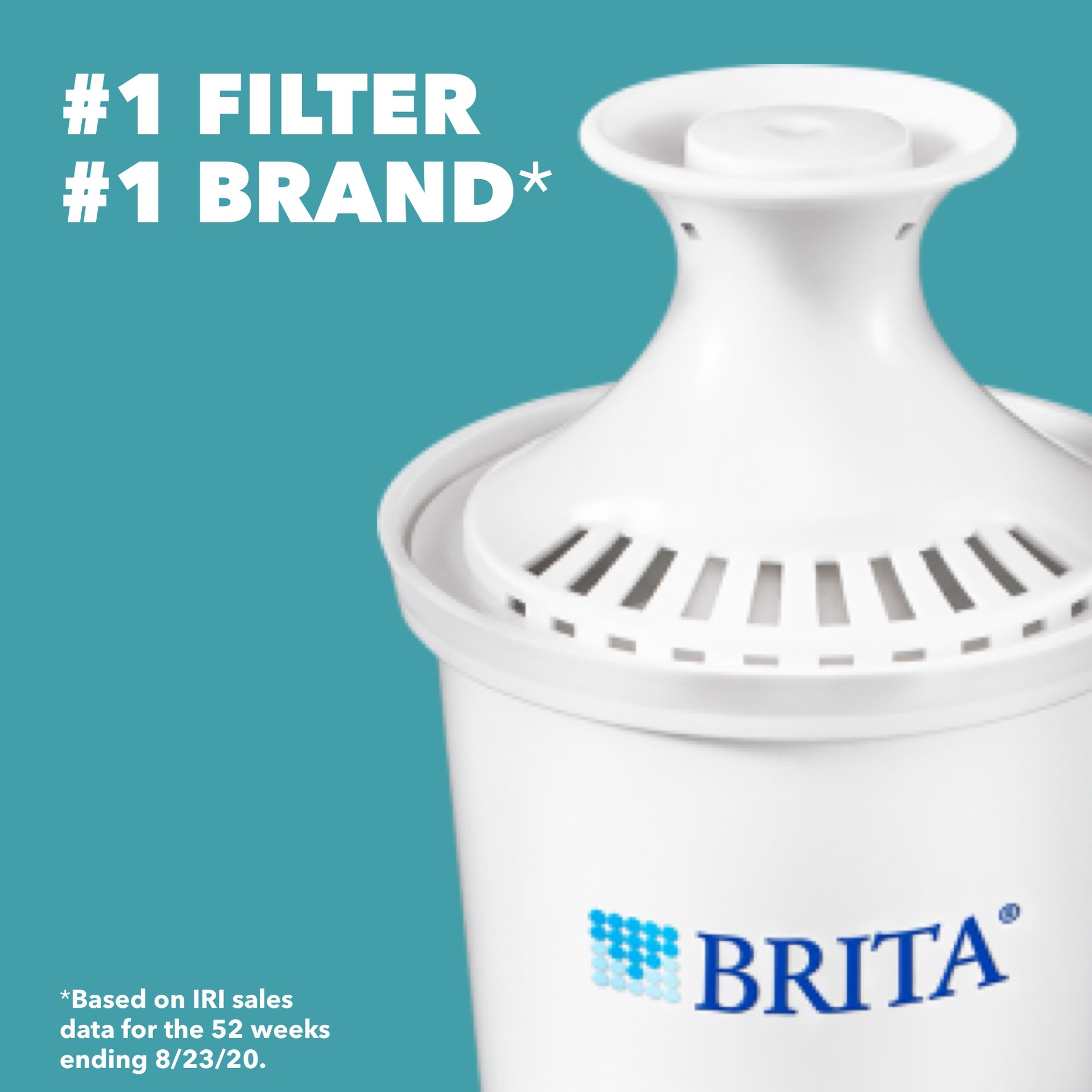 slide 5 of 5, Brita Large 10 Cup Water Filter Pitcher with 1 Standard Filter, Made Without BPA, Grand, Green, 1 cnt