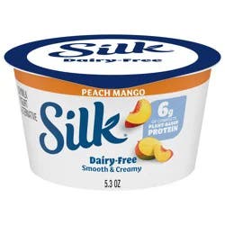 Silk Peach Mango Soy Milk Yogurt Alternative Cup