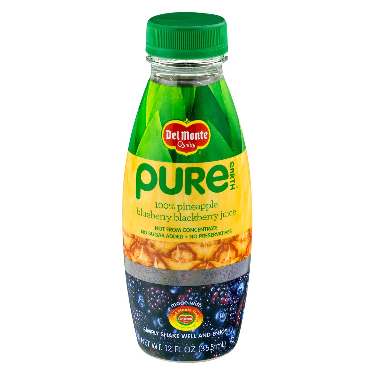 slide 1 of 12, Del Monte Pure Earth Juice 12 fl oz, 12 fl oz