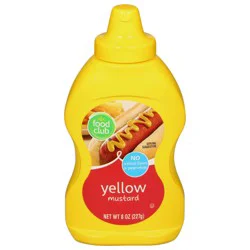 Food Club Yellow Mustard - 8 oz