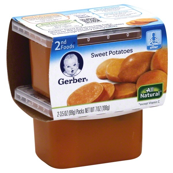 slide 1 of 1, Gerber Sweet Potatoes, 6 oz